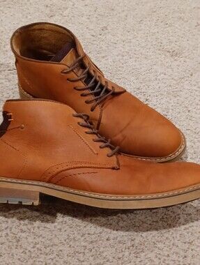 Arkbird Chukka Leather Warm Tan ankle boots Mens Size 10
